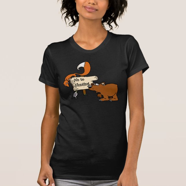 Ninguna camiseta de la oscuridad de la caza (Anverso)