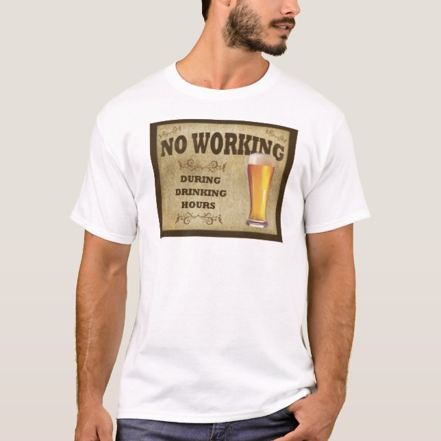 Ninguna camiseta de trabajo (Anverso)