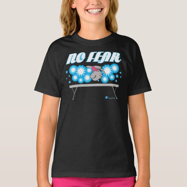 Ninguna camiseta del gato de la gimnasia del miedo (Anverso)