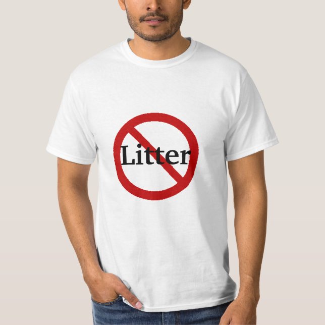 Ninguna camiseta permitida litera - modificada (Anverso)