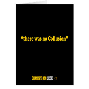 ¿Ninguna colusión?