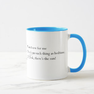 "Ninguna cosa tal como taza de la hora de