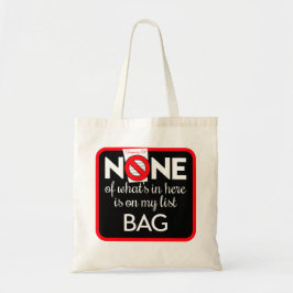 Ninguna de las cosas que hay aquí está en mi bolso