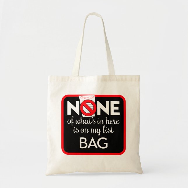 Ninguna de las cosas que hay aquí está en mi bolso (Frente)