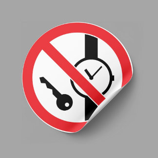 Ninguna Etiqueta De Artículos O Relojes Metalizado