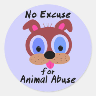 Ninguna excusa para los pegatinas animales del