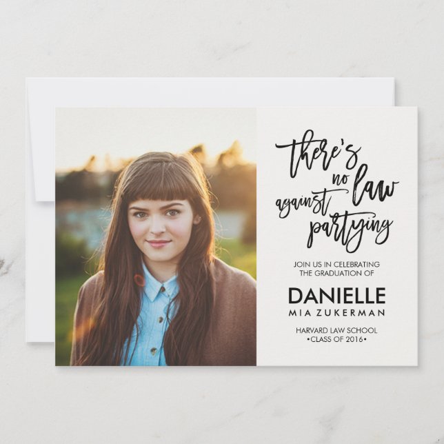 Ninguna Ley Contra La Invitación A La Graduación P (Anverso)