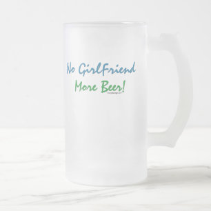 ¡Ninguna novia, más cerveza! Tazas