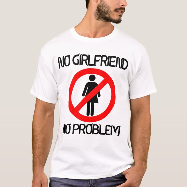 Ninguna novia ninguna camiseta del problema (Anverso)