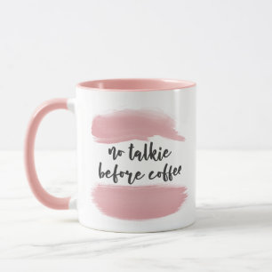 Ninguna película hablada antes del café - taza