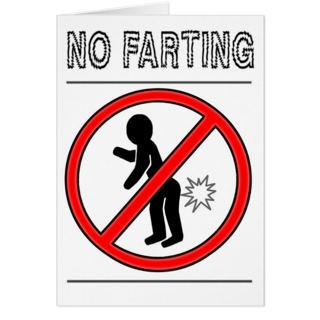 NINGUNA señal de peligro el FARTING (Frente)