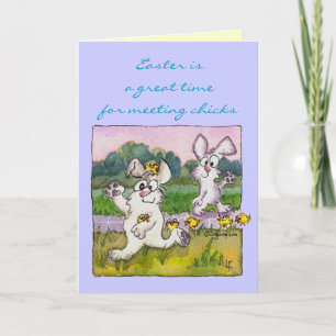 Ninguna tarjeta de pascua divertida prevista bollo