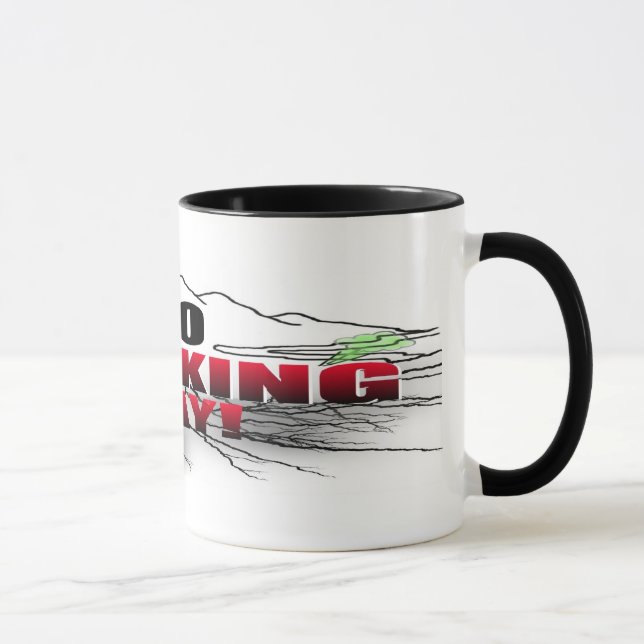 Ninguna taza de café de la manera de Fracking (Derecha)