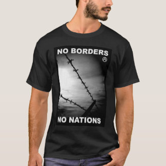 ningunas fronteras ninguna camiseta de las