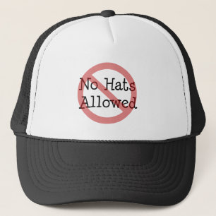 Ningunos gorras permitieron el gorra
