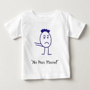 ¡Ningunos guisantes satisfacen! camiseta infantil