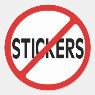 Ningunos pegatinas