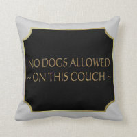 Ningunos perros no prohibidos las almohadas