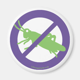 Ningunos saltamontes - imán