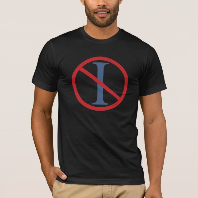 Ningunos titulares - camiseta negra (Anverso)