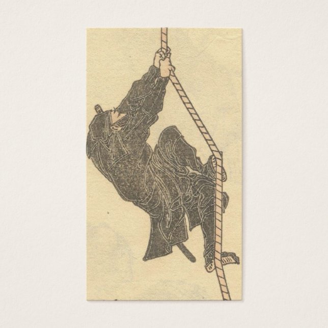 Ninja Climbing a Rope en los años 1800 (Frente)