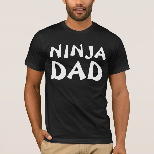 NINJA DAD Camisetas divertidas (Anverso)