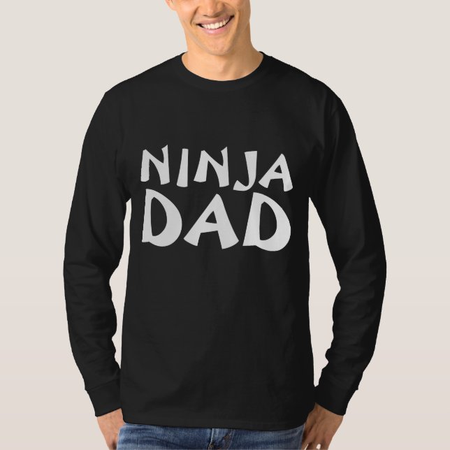 NINJA DAD Camisetas divertidas (Anverso)
