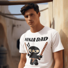 NINJA DAD graciosas camisetas