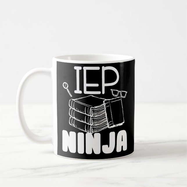 Ninja de enseñanza divertido taza del profesor de (Izquierda)