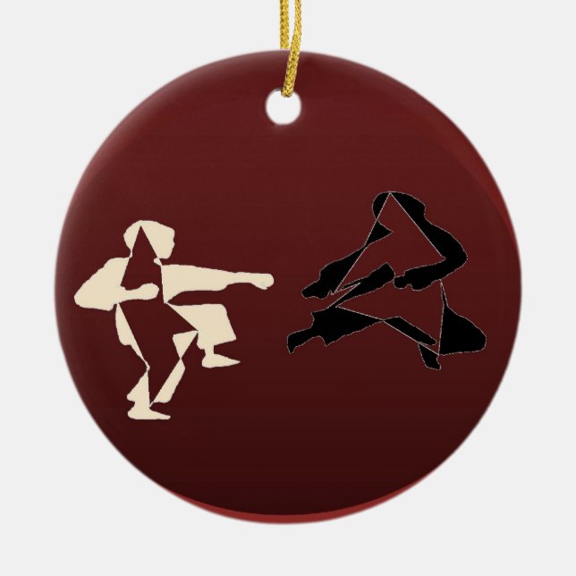 Ninja de los artes marciales del ornamento (Frente)