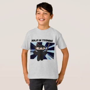 NINJA EMBROMA LAS CAMISETAS, NINJA EN CAMISA DE