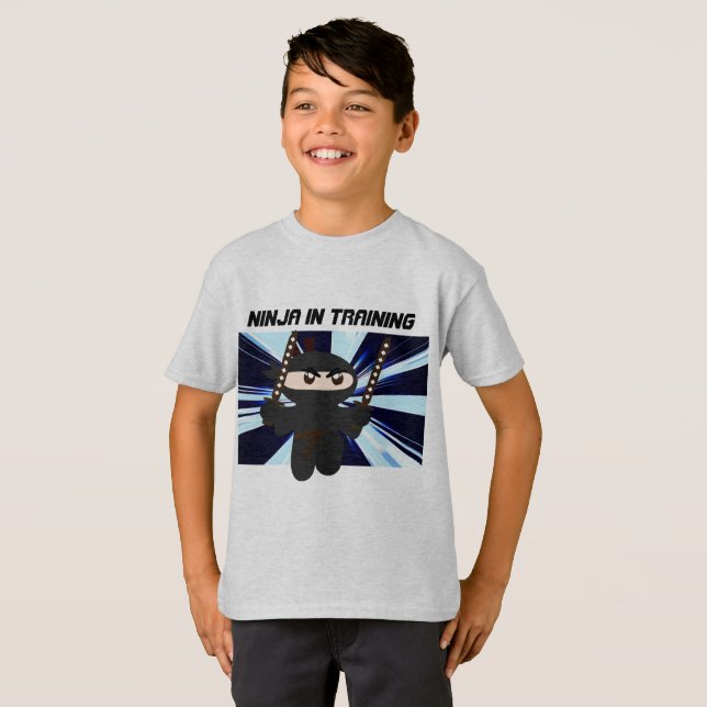NINJA EMBROMA LAS CAMISETAS, NINJA EN CAMISA DE (Anverso completo)
