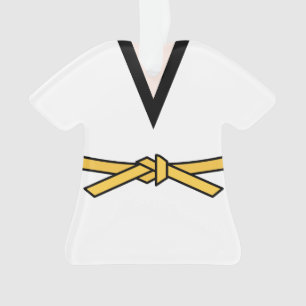 Ninja En Entrenamiento Ornamento Del Cinturón Ama