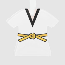 Ninja En Entrenamiento Ornamento Del Cinturón Amar