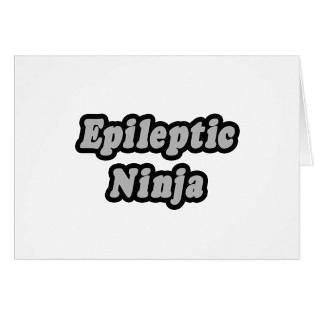 Ninja Epiléptico (Anverso (Horizontal))