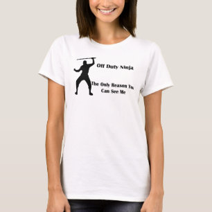 Ninja fuera de servicio - la camiseta de las