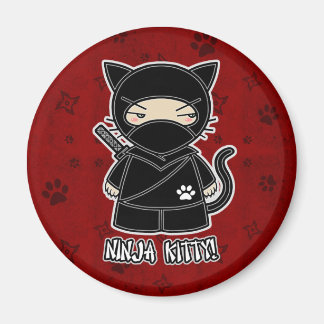 ¡Ninja Kitty! En el imán rojo