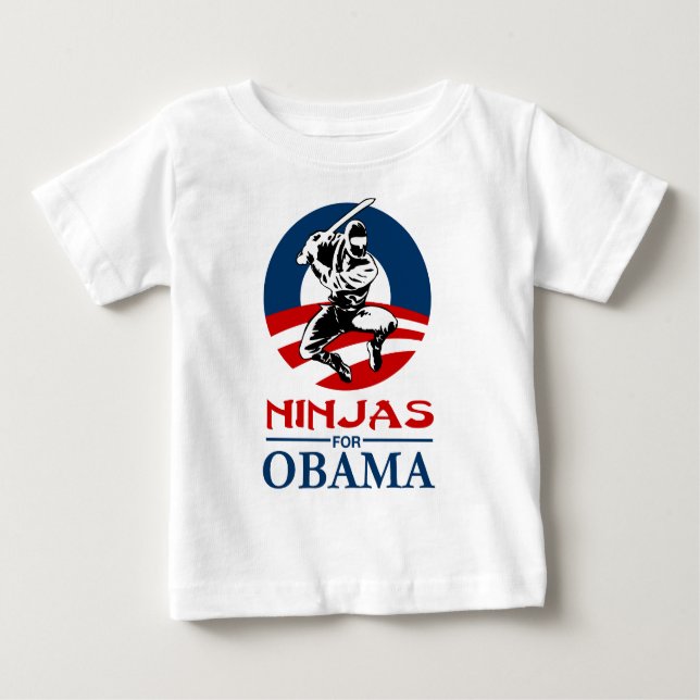 ninja para la camisa ligera de obama (Anverso)