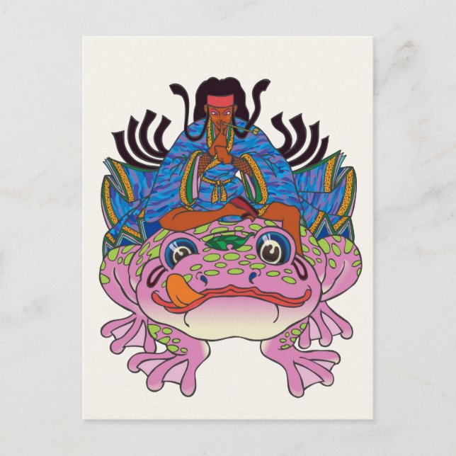 Ninja Tsukikage 忍 者 月 postal 景 (Anverso)