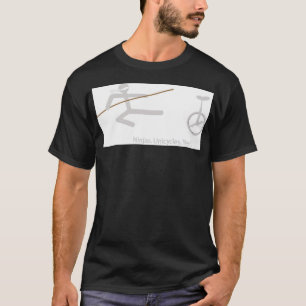 "Ninjas. Unicyles. Sí." Camisa en negro