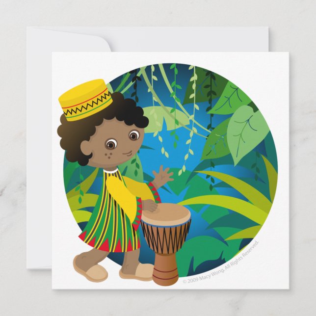 Niño africano (Anverso)