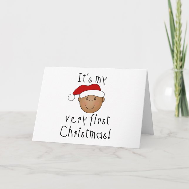 Niño afroamericano 1er Navidad (Anverso)