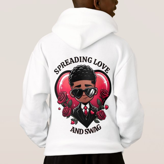 Niño afroamericano y Rosa Valentín (Reverso)