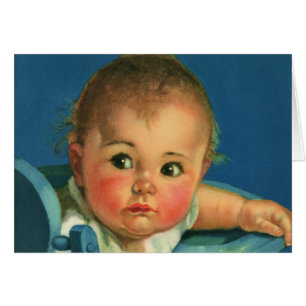 Niño Antiguo, Bebé Lindo Niño o Niña en Silla Alta