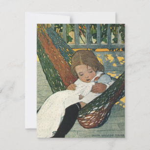 Niño Antiguo con una Muñeca por Jessie Willcox Smi