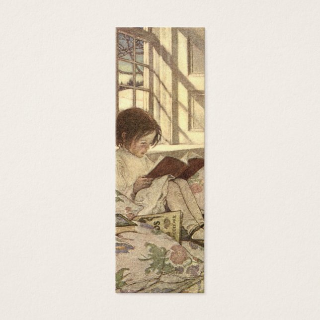 Niño Antiguo Leyendo un Libro, Jessie Willcox Smit (Frente)