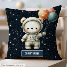 Niño Astronauta de almohada decorativa