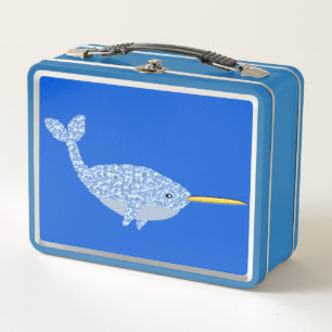 Niño Azul lindo Narwhal