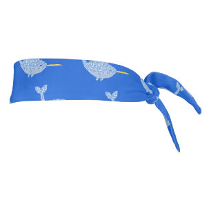 Niño Azul lindo Narwhal Patterado
