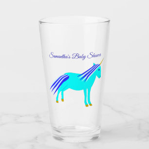 Niño azul lindo Personalizado unicornio Baby Showe